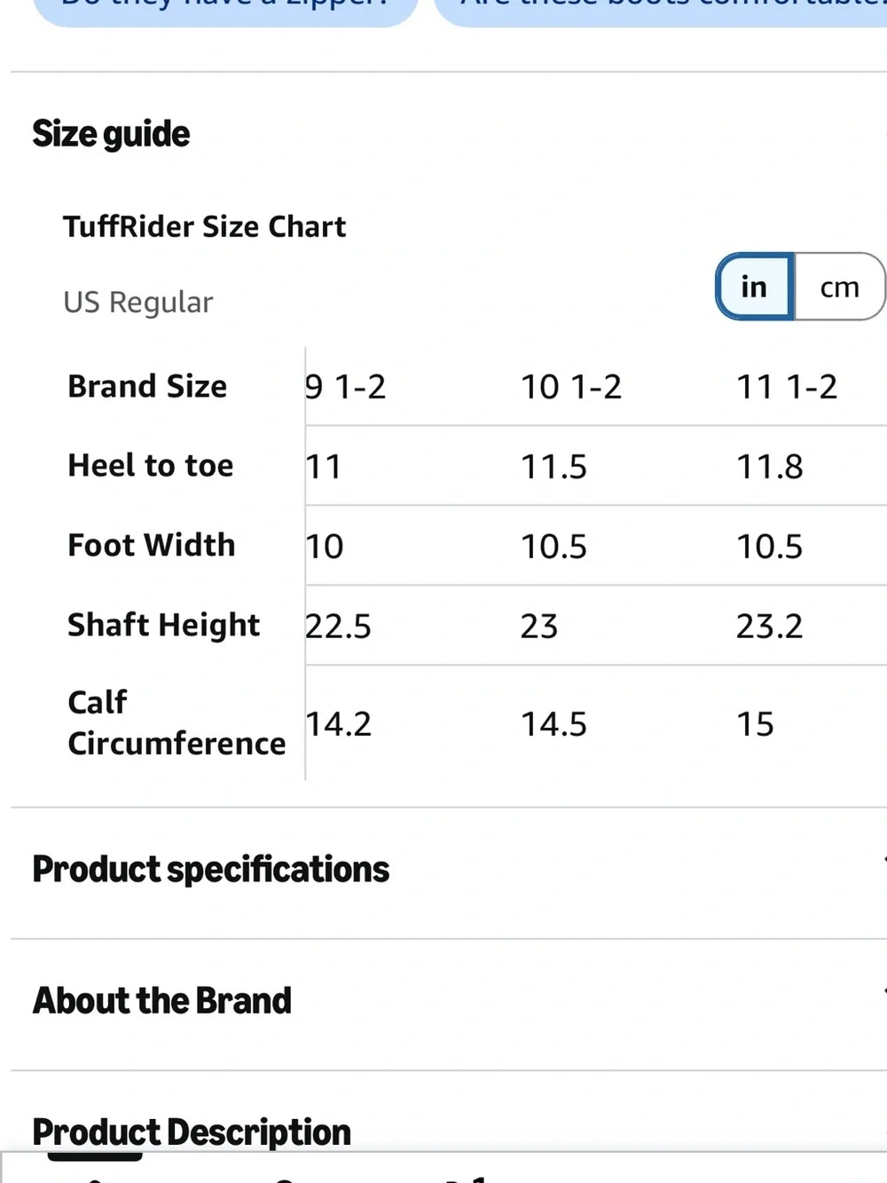 Tuffrider Women’s Belmont Dress Boots Black 11